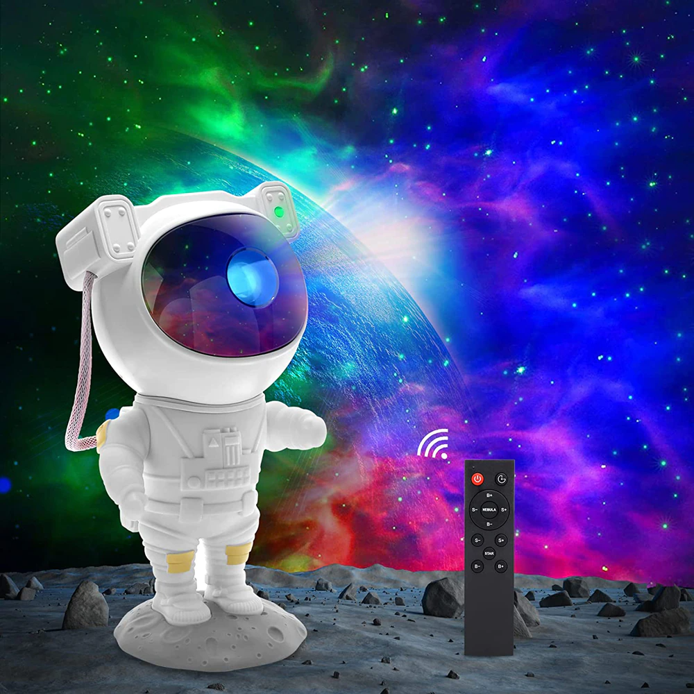 Astronaut Projector Galaxy Starry Sky Night Light Ocean Star LED Lamp Remote - Genzie