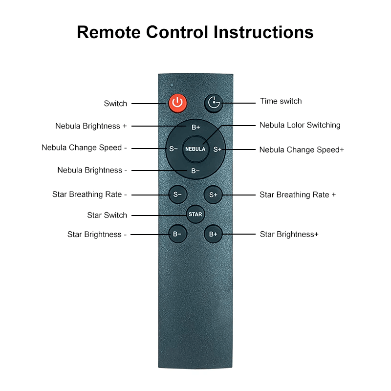 Astronaut Projector Galaxy Starry Sky Night Light Ocean Star LED Lamp Remote - Genzie