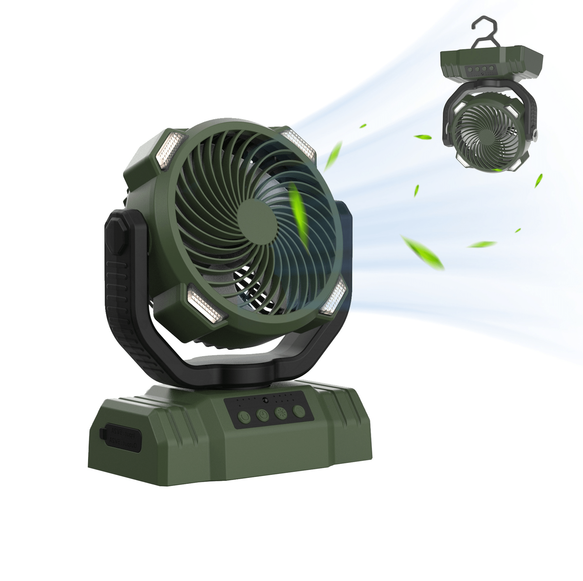 Outdoor Household Power Bank LED Light Camping Fan - Genzie